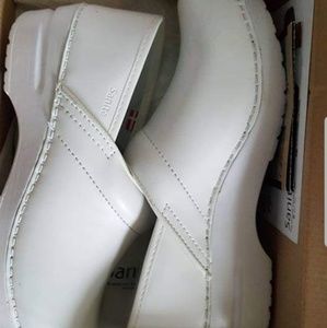White Sanita Clogs